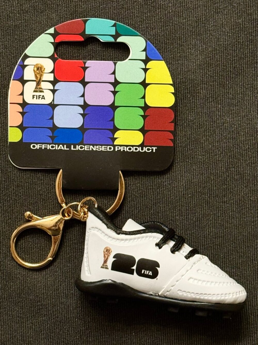 2026 FIFA WORLD CUP Soccer Cleat Keychain OFFICIAL